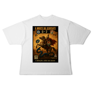 Nome do produto Camisa Oversized Unissex A Morte da Serpente Hat-Trickolor Fluminense