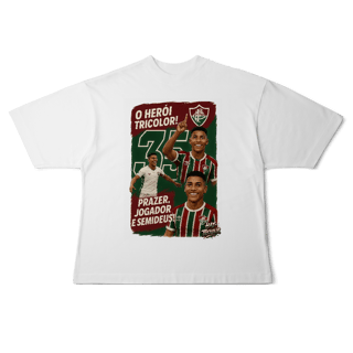 Nome do produto Camisa Oversized Unissex Hércules Hat-Trickolor Fluminense