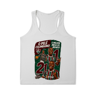 Nome do produto Regata Dry Fit Feminina Árias Hat-Trickolor Fluminense