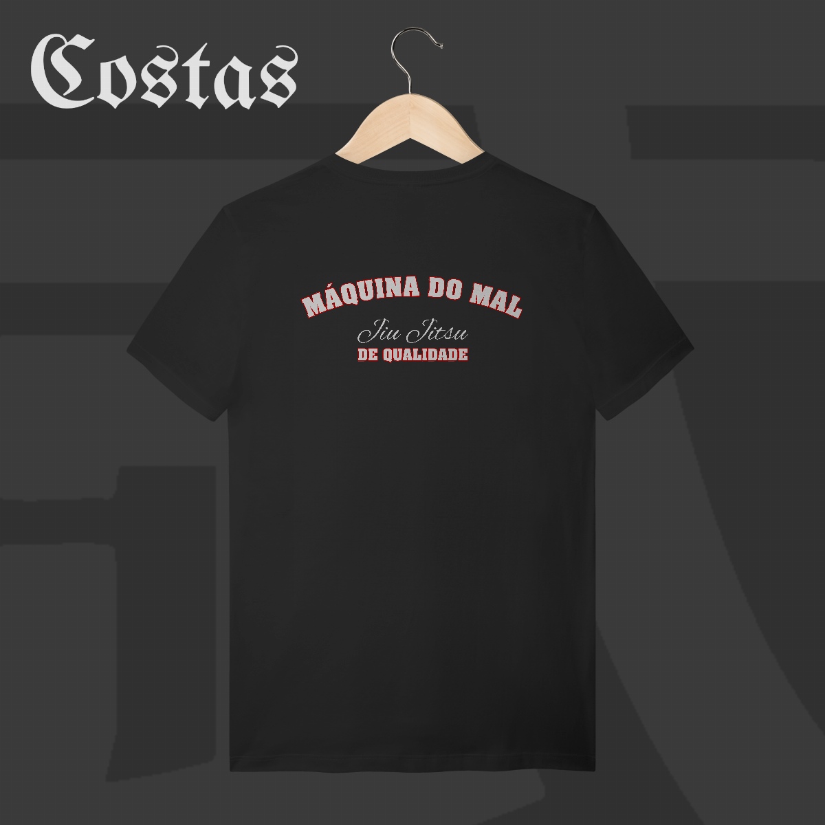 Camiseta T-shirt - Maquina do Mal | Arte nas costas
