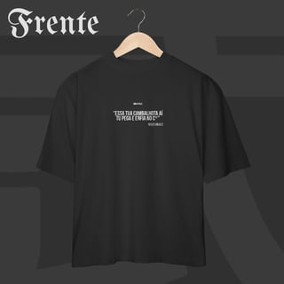 Camiseta Oversized - Essa tua cambalhota aí | Arte no peito