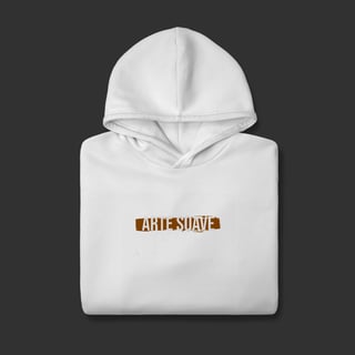 Nome do produto Moletom Canguru - Arte suave faixa marrom