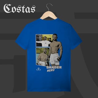 Nome do produto Camiseta T-shirt - Sander Nerde | Arte nas costas