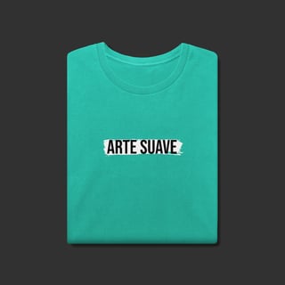 Nome do produto Camiseta Estonada - Arte suave faixa branca
