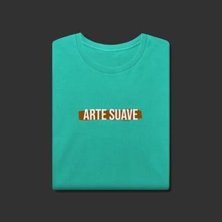 Nome do produto Camiseta Estonada - Arte suave faixa marrom