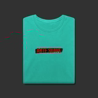 Nome do produto Camiseta Estonada - Arte suave faixa preta