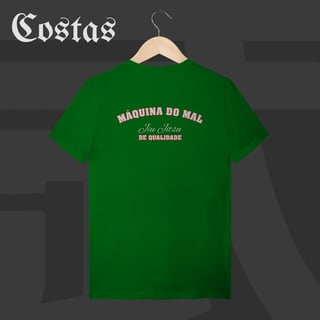 Nome do produto Camiseta T-Shirt - Máquina do Mal | Arte nas costas