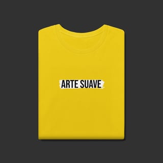 Nome do produto Camiseta Estonada - Arte suave faixa branca