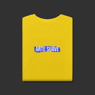 Nome do produto Camiseta Estonada - Arte suave faixa azul