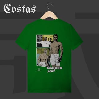 Nome do produto Camiseta T-shirt - Sander Nerde | Arte nas costas