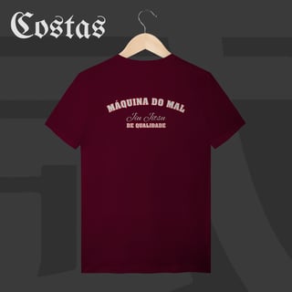 Nome do produto Camiseta T-Shirt - Máquina do Mal | Arte nas costas