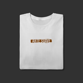 Nome do produto Camiseta T-Shirt - Arte suave faixa marrom