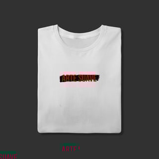 Nome do produto Camiseta T-Shirt - Arte suave faixa preta