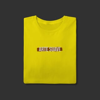 Nome do produto Camiseta T-Shirt - Arte suave faixa marrom