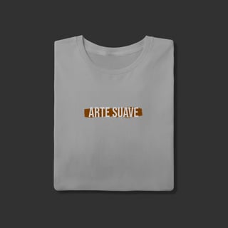 Nome do produto Camiseta T-Shirt - Arte suave faixa marrom