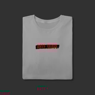 Nome do produto Camiseta T-Shirt - Arte suave faixa preta
