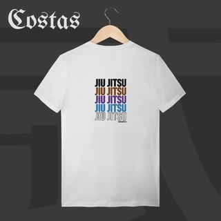 Nome do produto Camiseta T-Shirt - Jiu-Jitsu Ranks | Arte nas costas