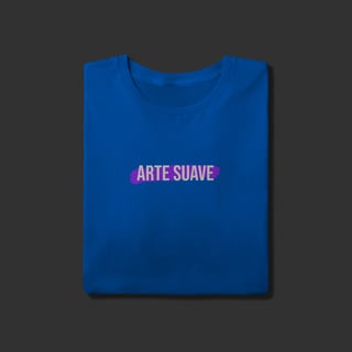 Nome do produto Camiseta T-Shirt - Arte suave faixa roxa