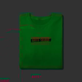 Nome do produto Camiseta T-Shirt - Arte suave faixa preta