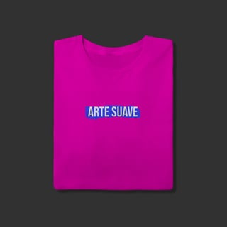 Nome do produto Camiseta T-Shirt - Arte suave faixa azul