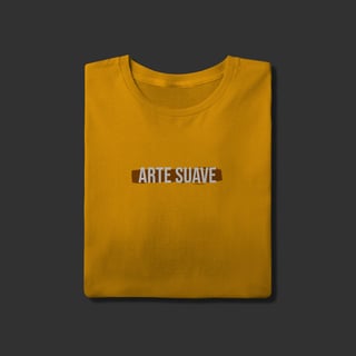 Nome do produto Camiseta T-Shirt - Arte suave faixa marrom