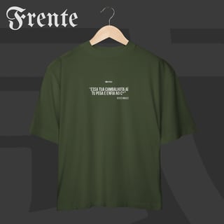 Nome do produto Camiseta Oversized - Essa tua cambalhota aí | Arte no peito
