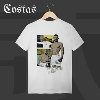 Nome do produto Camiseta T-shirt - Sander Nerde | Arte nas costas