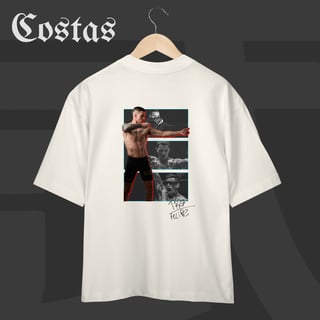 Nome do produto Camiseta Oversized - TRG Franco Atirador Autografada | Arte nas costas