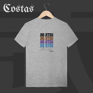 Nome do produto Camiseta T-Shirt - Jiu-Jitsu Ranks | Arte nas costas