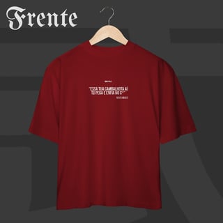 Nome do produto Camiseta Oversized - Essa tua cambalhota aí | Arte no peito
