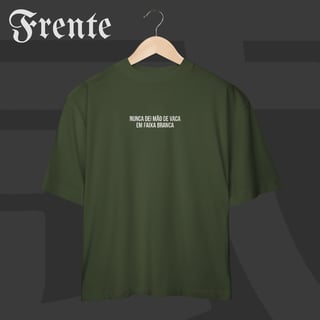 Nome do produto Camiseta Oversized - Nunca dei mão de vaca | Arte no peito