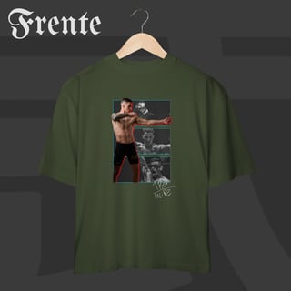 Nome do produto Camiseta Oversized - TRG Franco Atirador Autografada | Arte no peito