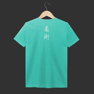 Nome do produto Camiseta Estonada - Arte suave faixa azul