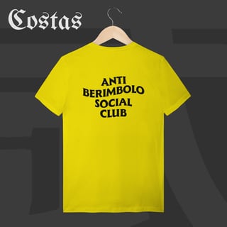 Nome do produto Camiseta T-Shirt - Anti berimbolo social club | Arte nas costas