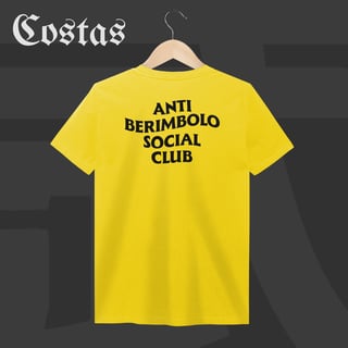 Nome do produto Camiseta Estonada - Anti berimbolo social club | Arte nas costas