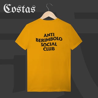 Nome do produto Camiseta T-Shirt - Anti berimbolo social club | Arte nas costas
