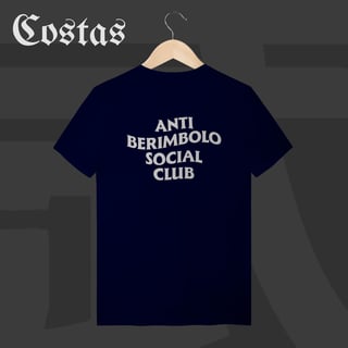 Nome do produto Camiseta T-Shirt - Anti berimbolo social club | Arte nas costas