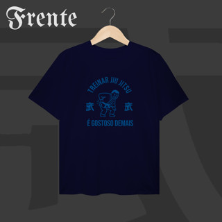 Nome do produto Camiseta Plus Size - Treinar jiujitsu é gostoso demais | Arte no peito