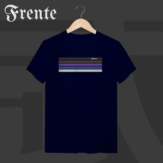 Nome do produto Camiseta T-shirt - Faixas jiu-jitsu | Arte no peito