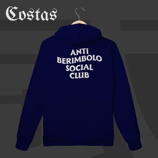 Nome do produto Moletom Canguru - Anti berimbolo social club | Arte nas costas