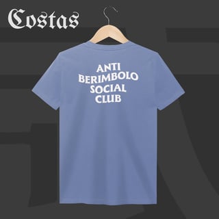 Nome do produto Camiseta Estonada - Anti berimbolo social club | Arte nas costas