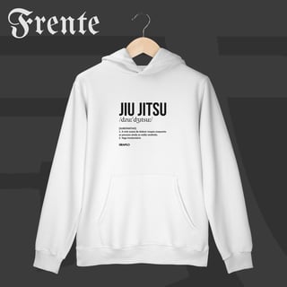 Nome do produto Moletom Canguru - Dicionário jiu-jitsu | Arte no peito