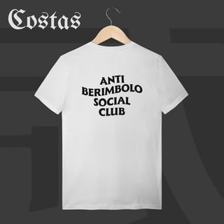 Nome do produto Camiseta T-Shirt - Anti berimbolo social club | Arte nas costas