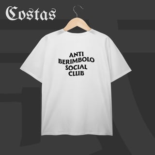 Nome do produto Camiseta Plus Size - Anti berimbolo social club | Arte nas costas