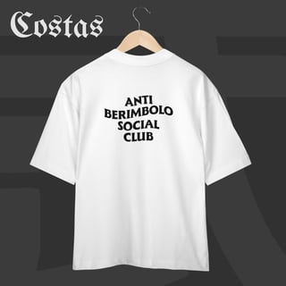 Nome do produto Camiseta Oversized - Anti berimbolo social club | Arte nas costas