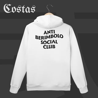 Nome do produto Moletom Canguru - Anti berimbolo social club | Arte nas costas