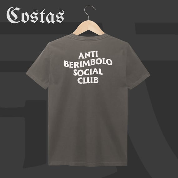 Camiseta Estonada - Anti berimbolo social club | Arte nas costas