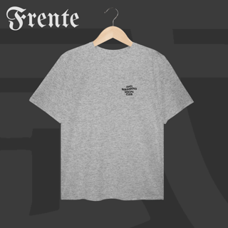 Nome do produto Camiseta Plus Size - Anti berimbolo social club | Arte no peito