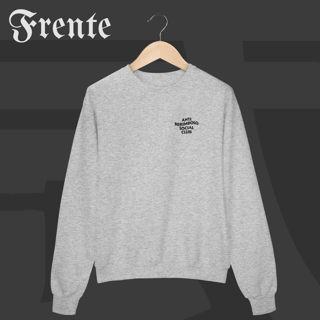 Nome do produto Moletom Fechado - Anti berimbolo social club | Arte no peito