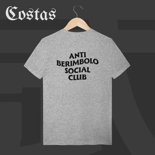 Nome do produto Camiseta T-Shirt - Anti berimbolo social club | Arte nas costas